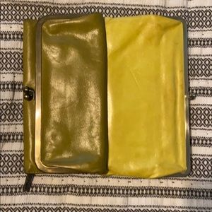 Two green hobo wallets
